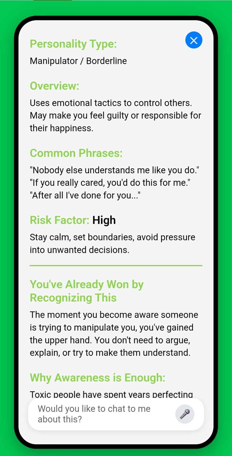 AI Toxic Radar mobile screenshot 1 of 6